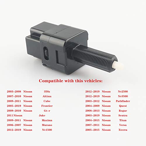 Stop Lamp Switch Assembly 25320-Ax00C, Ja4496, 201-1962, 2011962 Compatible With Nissan Altima Rogue Sentra Frontier Pathfinder Versa Armada Juke, Infiniti Brake Switch Stop Light Stoplight Switch #TOP2