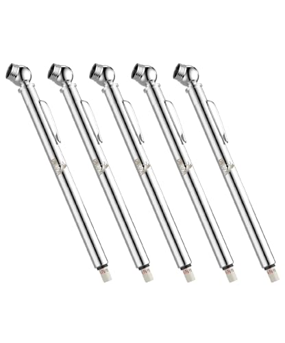 Image of UNCO- Pencil Tire Pressure Gauge, 5 Pack, 10-75 PSI, Pencil Air Pressure Gauge for Tires