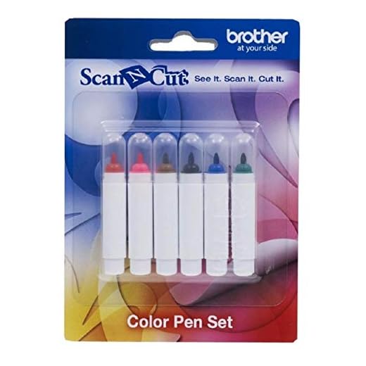 Brother CAPEN1 Scan-N-Cut - Kit de rotuladores, Color Blanco