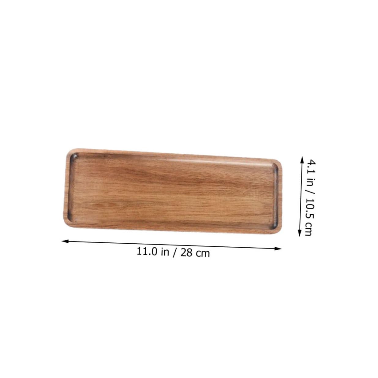 Bandeja de Madera Rectangular Grande, para Servir, 2