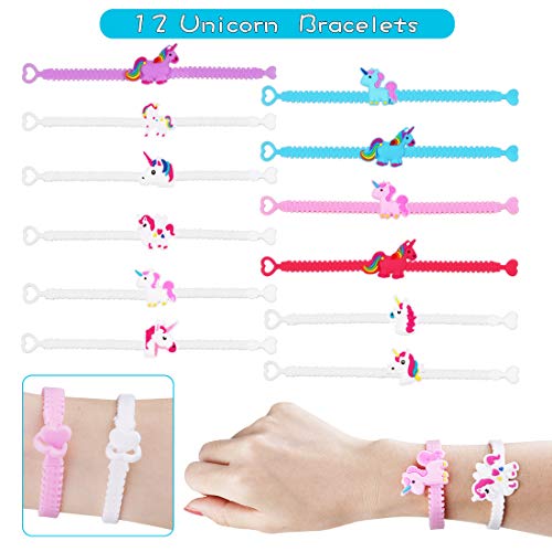 JOYUE 50 STUKS Eenhoorn Feestzakvullers, Inclusief Eenhoorn Armbanden, Eenhoorn Sleutelhangers, Tijdelijke Tatoeages… - Image 7