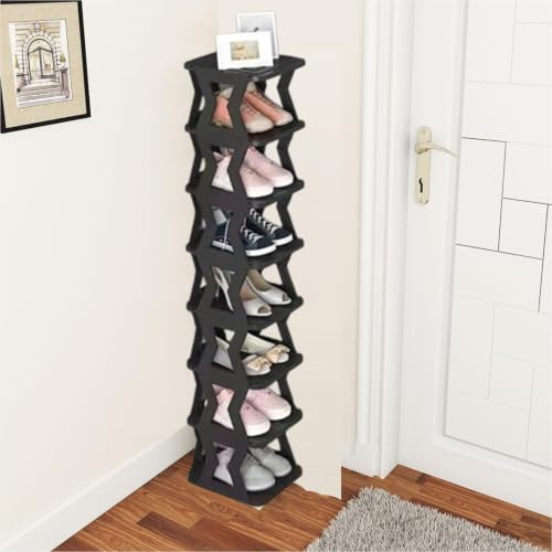 Étagère à chaussures multicouche amovible et modulable pour l'entrée - 4