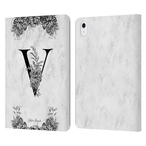 Coque luxe iPad Air 2022 cuir premium style marbre monogramme design unique
