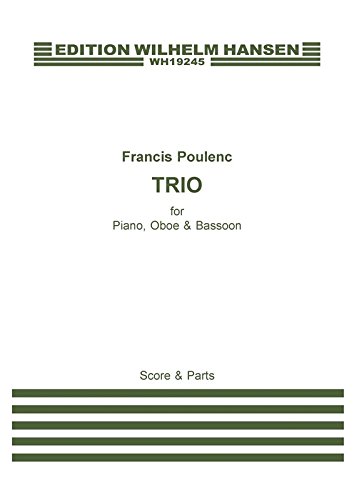 Trio for Piano, Oboe and Bassoon (Wilhelm Hanswn Edition Nr, 2720)
