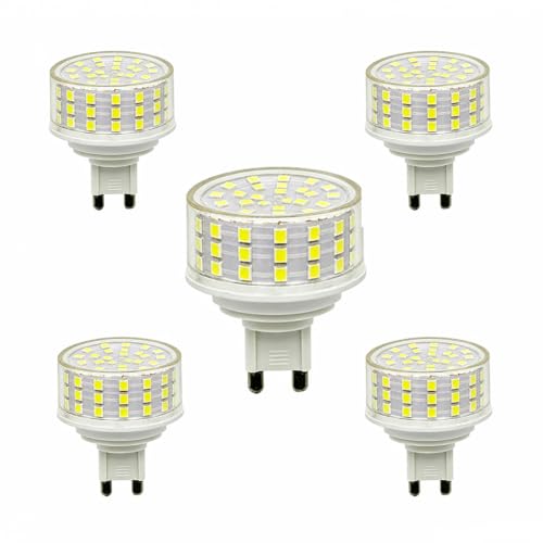 Bombilla LED G9 Cápsula de 10W, equivalente a 100W, luz fría 6500K y sistema sin parpadeo