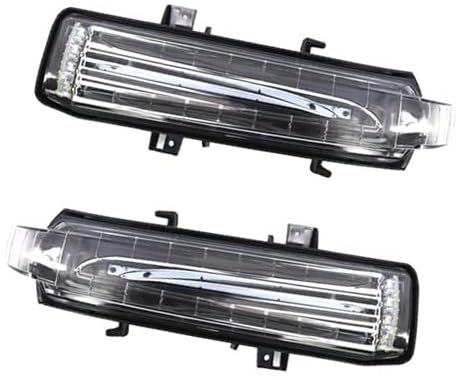 Dynamic Turn Signal Lamp Rearview Mirror Indicator Light, for Mercedes-Benz, E-Coupe W207 C207 CLS CLC SL SLK Class(left) Side Mirror Turn Signal Light(BLACK Right)