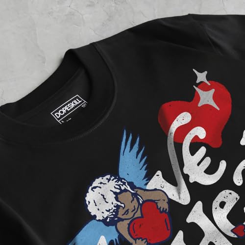 Image of DopeSkill Graphic Tee Streetwear Hip Hop Hypebeast Street Style Crew Neck Unisex T-Shirt Sneaker Colour Matching Shirts Angel