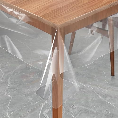 Protège-table transparent anti-rayure pour préserver vos meubles en bois