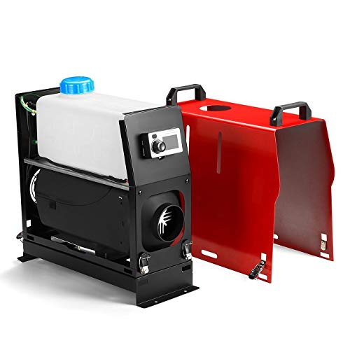 ALAVENTE Diesel Air Heater, All In 1 LCD Monitor Air Outlet Diesel Heater 5KW 12V Vehicle Heater for Car, Vans, Truck, RV, Boats, Trailer, Motorhome, Caravan