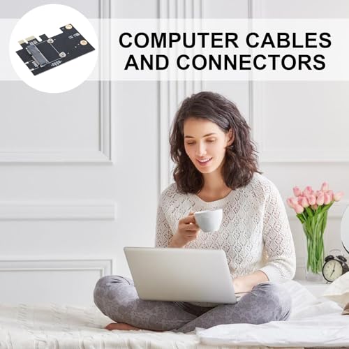 Tarjeta de red adaptadora PCIExpress para PCIE 1X Half PCIE WiFi para escritorio miniatura 2