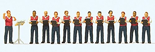 PREISER 10599 Männergesangsverein. 12 Minia
