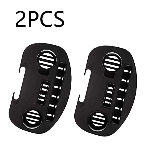 Clip on Camping Chair Side Table Sun Lounger Tray Beach Storage Tidy with Mobile Device Slot Snack Tray for Camping Beach Fishing Garden Indoor Outdoor - Image 5