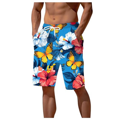 Short plage homme imprimé 3D confortable contre la chaleur