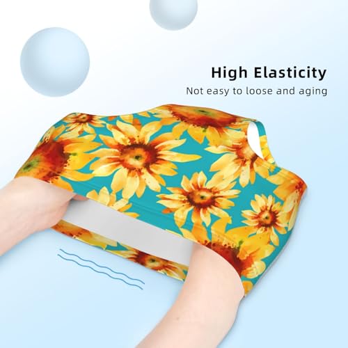 Watercolor Bright Sunflowers Girls' Underwear Soft Cotton Little Girls Panties Comfort Briefs4