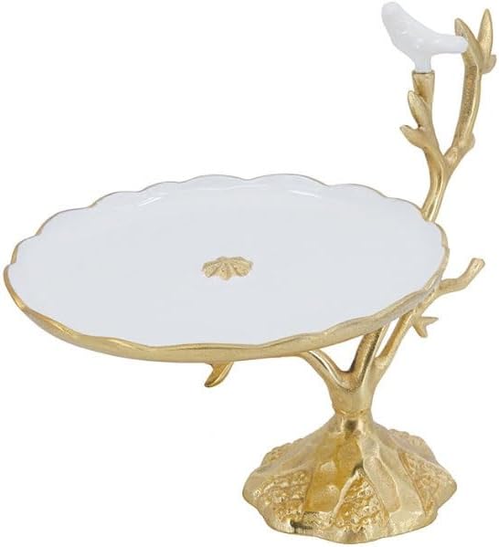 Light Luxury Creative Enamel Compartments Snack Plate Home Coffee Table Living Room Fruit