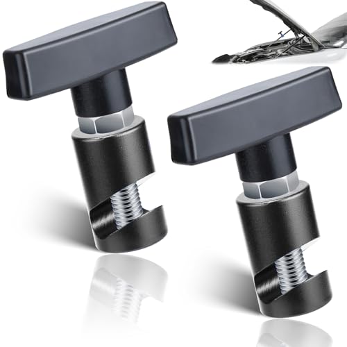 Image of ecocstm 2 PCS Car Hood Prop Struts Clamp, Hood Strut Clamp, Car Hood Holder