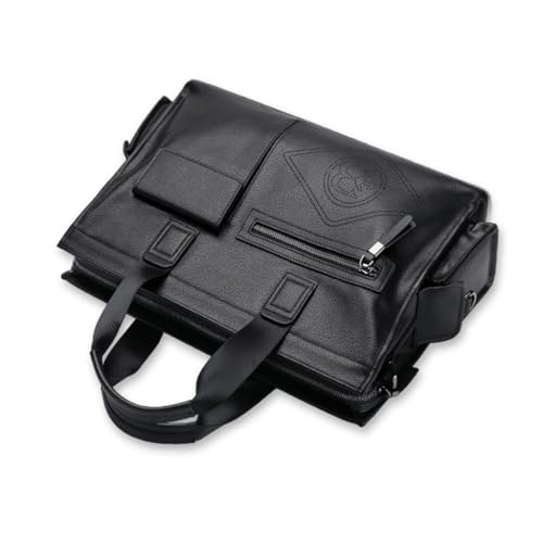 Men's Bag Leather Men's Handbag Cowhide Computer Bag Business Large Capacity Briefcase Crossbody3