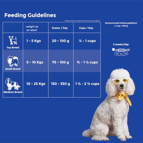Image of Fidele+ Adult Small & Medium Dog Food | 900g | Small Kibble for Fussy Eaters | Prebiotics for Digestion | Healthy Skin & Coat | Real Chicken