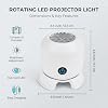 PGonline Dynamic Rotating LED Projector Light, USB Ocean Projector with 360 Rotating, Gifts for Kids Birthday, Night Light Projector for Bedroom, Party, Home #1