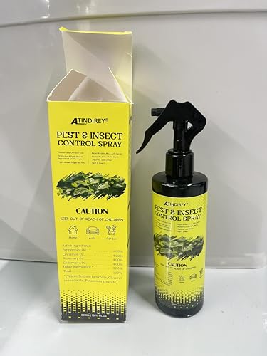 Upgrade Pest & Insect Control Spray,Silverfish Repellent Indoor & Outdoor, Spider & Ant Control for House, Peppermint & Cedar Oil Formula | Plant-Based, Pet-Safe Pest Defense