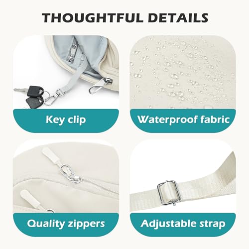 TOPEAST Anti Theft Crossbody Bag