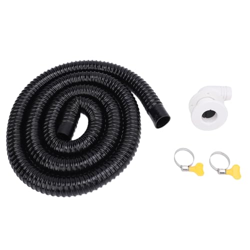 Sxhlseller Kit de Tuyau de Drainage de Pompe de Cale 1100GPH, Drainage de Cale Marin épais pour Bateau et Motomarine 29mm (WHITE)