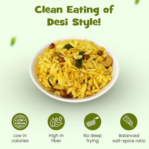 Image of Panchi Chidwa Diet Mixture Namkeen (200gm) Healthy and Low Calorie Snack Perfect for Weight Watchers and Guilt Free Munching Spicy Tangy and Tasty Indian Snack (6 Month Shelf Life)