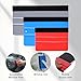 3 Pcs Vinyl Wrap Squeegee of Different Sizes, Felt Squeegee Vinyl Wrap Scraper Tool Plastic VinylSqueegee Wallpaper Smoothing Tool for Wallpaper, Decal Sticker, Window Tint Universal Car Accessories