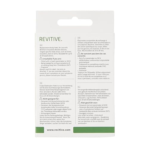 Revitive Electrodes Corporelles pour retrouver des jambes légères et actives - 5