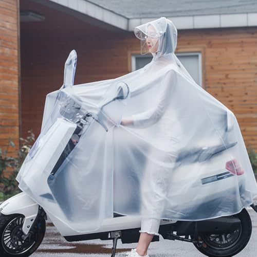 Poncho de pluie pour électromobile et vélo protégeant les cyclistes sous l'orage
