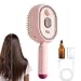 Haarbürste mit Wassersprüher | tragbarer Sprühkamm | Dampfbürste entwirrend, für trockene Reisen, Urlaub, Festivals, Salon, Zuhause, Hochzeit, , Spa Arrangement