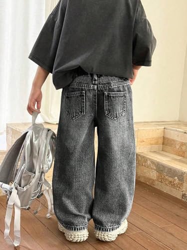 Image of Lymio Junior's Boys Jeans Pant | Kids Jeans for Boys | Denim Baggy Pants | Loose Fit Casual Trousers for Children (LK-50-51)