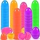 48x Ostereier Plastik Bunt, Ostern Eier zum Befüllen, Bunte Eier aus Kunststoff für Geschenke & Süßigkeiten für Kinder zum Basteln zu Ostern
