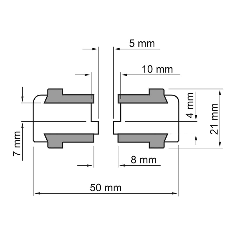 DolDer 4 Pezzi Piedini in Alluminio per Apparecchiature HiFi Assorbitori per PC con Elevata Stabilità e Ammortizzatori in Gomma 30 x 15mm Piedini DolDer 4 Pezzi Piedini in Alluminio per Apparecchiature HiFi Assorbitori per PC con Elevata Stabilità e Ammortizzatori in Gomma 30 x 15mm Piedini