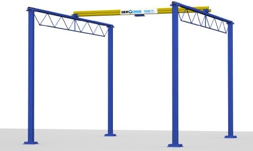 Gorbel 2000-Lb. Shop Crane - 12ft.L x 15ft.W x 12ft.H, Model Number SC2000-FS-12-15-12
