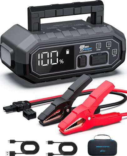 Amazon | ジャンプスターター12V 4000Aピーク2000Aスタート電流 PSE 