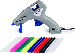 Dremel 930 Hot Glue Gun 105-165°C - Dual Temp Glue Gun with Precision Non-Drip Tip, Dual Temperature and 18 Multi-Purpose Glue Sticks (7 mm)
