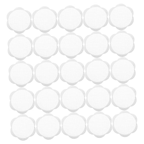Angoily 25 Piezas filtrar Pegatinas drenar colador de bañera Cuenca Grifo colador de desague tapón Lavabo Drenaje de Piso Pegatinas Filtro de alcantarillado del baño Fibra de Vidrio