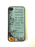 iPhone 5 Case ThinShell Case Protective iPhone 5 Case AUdrey Hepburn Quote ENjoy Life Vintage