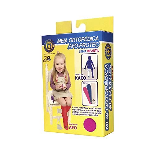 Meia Ortopédica Afo-Protec, Ortho Pauher, Rosa, PP