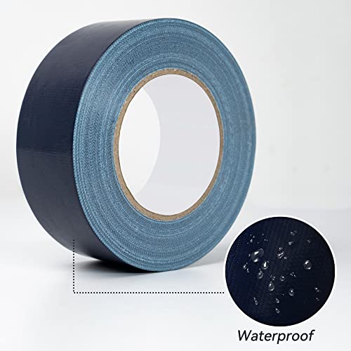 Image of Reniteco Navy Blue Duct Tape- 2 inches x 10 Yards, Waterproof & All-Weather, No Residue, UV Resistant, Heavy Duty for Car, Home & Outdoor Repairs, 1 Roll