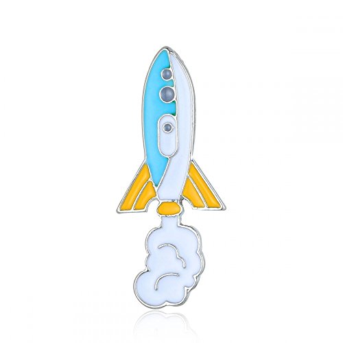 null KARAT by schmuckrausch Pin Anstecker Brosche Rakete Rocket NASA Weltall Cover