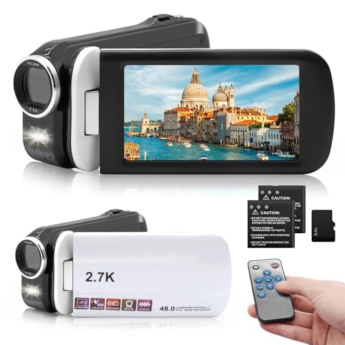 CYTYUNN rfIJ rfIJ fW^gJR[_[ tHD 3.0C` 270x] LCD 16X fW^Y[ VlogJ 64GBJ[hƃobe[2t