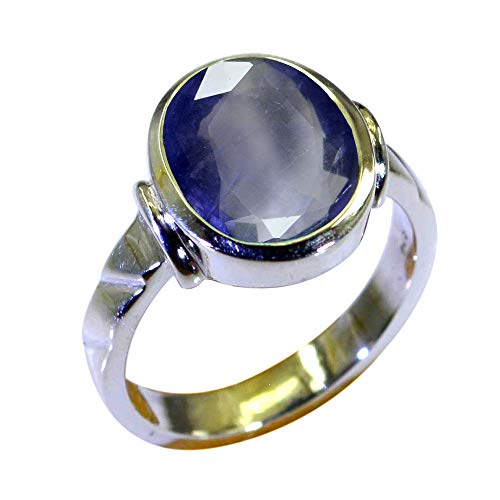 Image of 55Carat Choose Your Color Natural Gemstone Sterling Silver Statement Rings Oval Shape Handmade Sizes 5-12