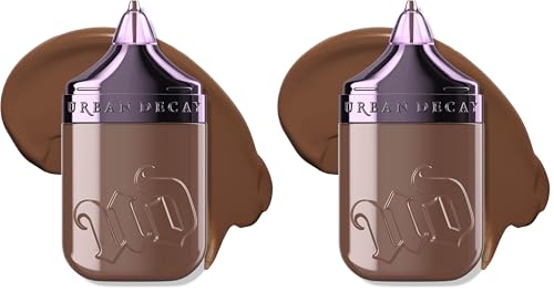 Urban Decay Face Bond Waterproof Foundation, With 3% Niacinamide, Lasts up to 24hr, Shade: 35 - Deep Warm Neutral, 30ml (Pack of 2)