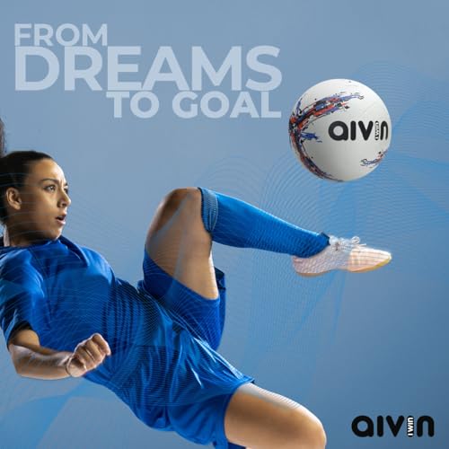 Image of Aivin Strong Football Size 5 Rubber Moulded Soccer Ball Men Women