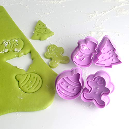 FOCCTS 32 Pezzi Stampo per Biscotti 3D Fai da Te