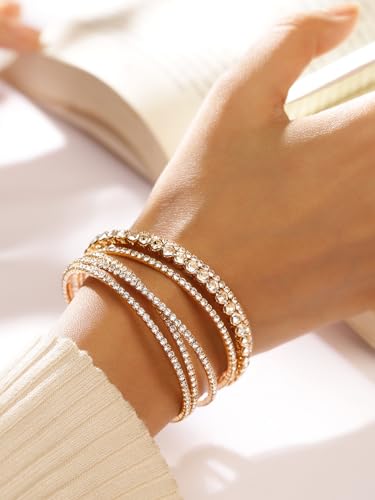Image of Rubans Multi Layered Bracelet Trendy Jewellery Gift for Women & Girls