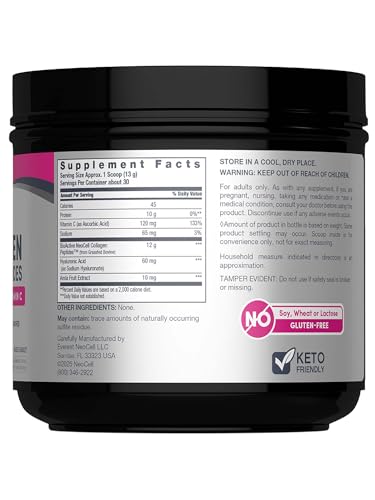 NeoCell Super Collagen Peptides 13.7oz – Grass-Fed Bovine with Vitamin C & Hyaluronic Acid — view 2