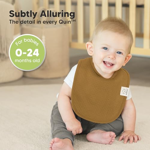 Image of KeaBabies 8-Pack Baby Bibs for Drooling and Teething, Soft (Eclipse) | Organic Quilted Cotton Cloth Drool Bibs for Baby Girl, Boy, Toddler, Newborn, Infant, Soft & Super Absorbent